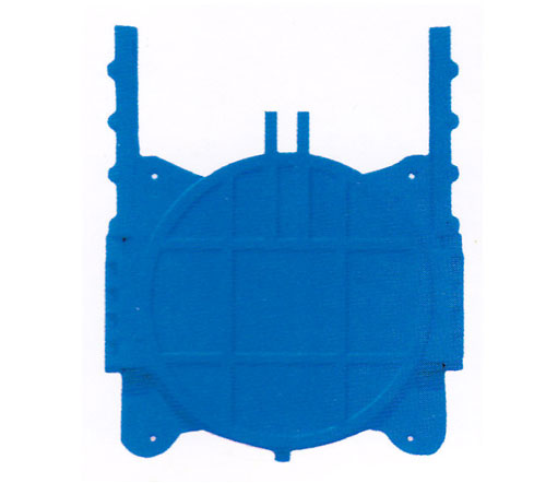 ZMQY鑲銅鑄鐵圓閘門，單、雙麵止水